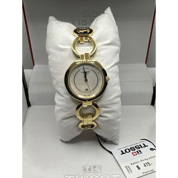 Tissot Flamingo T094.210.33.116.00 Women Gold Stainless Steel Analog Watch YAY6 main image 7